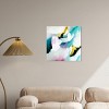 Art Remedy Still Violas II Blue Abstract Wall Art Unframed - 2 of 4