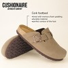 CUSHIONAIRE Hana Slip-On Buckle Clog with Cork Footbed +Memory Foam, Wide Widths Available - 4 of 4