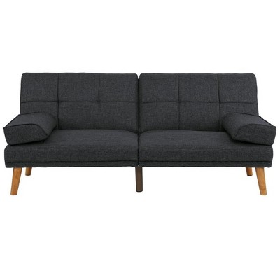 NicBex 71 Inch Loveseat Sofa with Adjustable Tufted Back Convertible Sofa Bed with Solid wood Legs for Living Room,Apartment