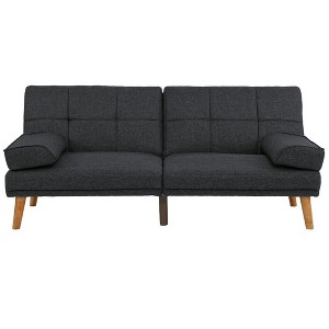 NicBex 71 Inch Loveseat Sofa with Adjustable Tufted Back Convertible Sofa Bed with Solid wood Legs for Living Room,Apartment - 1 of 4
