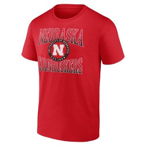 NCAA Nebraska Cornhuskers Men's Bi-Blend T-Shirt - 1 of 3