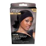 Evolve Products Satin Wrap Edge Scarf - Black