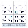 Recycled Three-Month Format Wall Calendar, Vertical Orientation, 12.25 x 26, White Sheets, 14-Month: Dec 2025 to Jan 2027 - 3 of 4