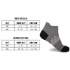 Copper Zone  Premium Merino Wool Compression Ankle Socks - Designed For Winter, Hiking, Camping, Running - 3 Pair Pack - 3 of 4
