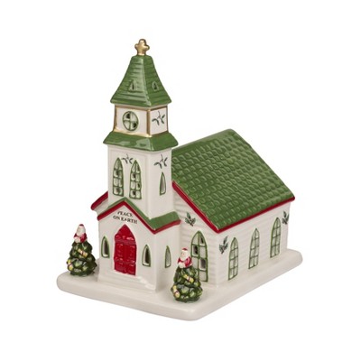 Spode Christmas Tree LED Village Church, 5.75 x 5 x 6.5 Inch