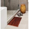 Teak Shower Mat, Non-Slip Bath Mat, Luxury Spa Mat, Wooden Mat for Bathtub - 3 of 4