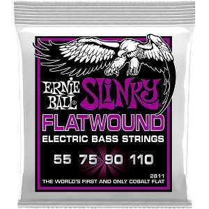 Ernie Ball P02811 Power Slinky Flatwound Bass Strings - 1 of 3
