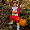 RYAN'S WORLD Red Titan Baby Zip Up Costume Coverall Cape and Mask 3 Piece Set Infant - 2 of 4