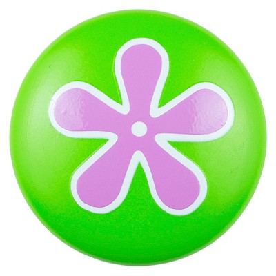 Sumner Street Home Hardware 4pc Flower Painted Knob Green