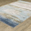 Captiv8e Designs Clara Textural Distressed Ombre Blue/Beige Rug - 2 of 4