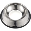 Juvale Stainless Steel Dog Bowls - Set of 2 Large Pet Food and Water Dish Bowls, Ideal for Large Dogs - Silver, 10 In Diameter - 4 of 4
