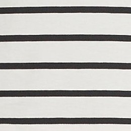 ivory/black breton stripe