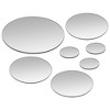 Aghana Digitals 7-Piece Round Synthetic Glass Wall Mirrors Set with Mirror Finish, 2.8-8.3 In Sizes - 4 of 4