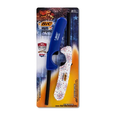 Photo 1 of 3 packs - BiC 2pk Americana Special Edition Multi-Purpose Lighter - Red/White/Blue