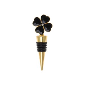 Unique Bargains Bottle Stoppers Four-Leaf Grass Zinc Alloy Aluminum Alloy TPR 3.94"x1.42"x0.79" 1 Pc - 1 of 3