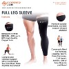 Copper Joe Full Leg Compression Sleeve - Support for Knee, Thigh, Calf, Arthritis, Running and Basketball. Single Leg Pant For Men & Women - image 4 of 4