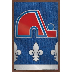 Trends International NHL Quebec Nordiques - Retro Logo 24 Framed Wall Poster Prints - 1 of 4