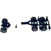 Lowboy Dual Axle Booster with Integrated Rear Axle and Fenders (2 Sets) 1/87 (HO) Plastic Model by Promotex - 2 of 4
