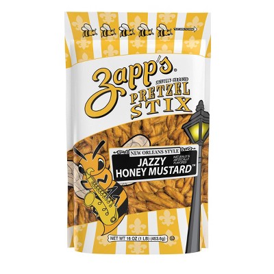 Zapp's Jazzy Honey Mustard Pretzel Stix - 16oz