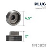 Pipe Decor 4 in. Black Plug - 2 of 4