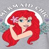 Women's - Disney - Ariel Cropped Graphic T-Shirt - 2 of 4