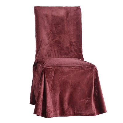 Velvet Dining Chair Slipcover 