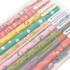 Wrapables Cute Novelty Gel Ink Pens, 0.5mm Fine Point (Set of 10) for School, Office, Stationery, Cartoon Animal Multicolor Ink - 4 of 4
