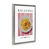 Stupell Industries Traditional Rigatoni Pasta Black Framed Floater Canvas Wall Art - 3 of 4