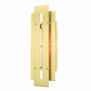 Livex Lighting Utrecht 1 - Light Wall Light in  Satin Brass - 1 of 2