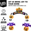 Joyfy 8 FT Halloween Inflatables Outdoor Decoration, Inflatable Pumpkin Archway with Build-in LEDs for Halloween Indoor Outdoor Yard Lawn Decoration - 3 of 4