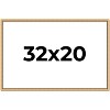 PosterPalooza | Classic Modern Gold Picture Frame - UV Acrylic, Backing Board, Hanging Hardware Included - 2 of 4