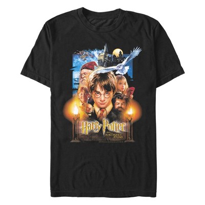 Men's Harry Potter Sorcerer's Stone Movie Poster T-Shirt