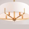 Vaxcel Surrey 5 - Light Chandelier in  Natural Brass - 3 of 4