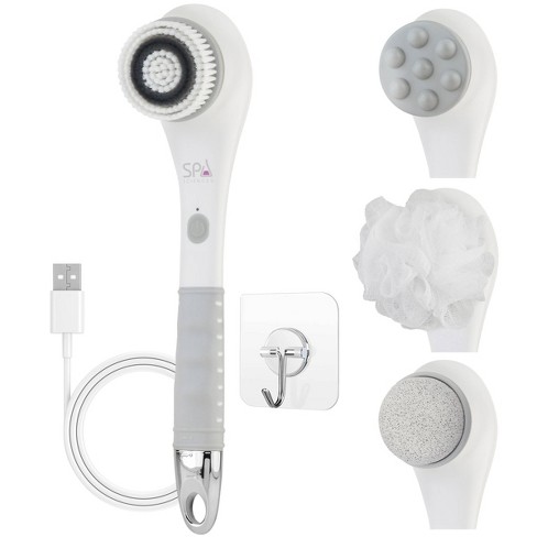 1 Sonic Scrubber Bathroom Power Cleaner Interchangeable Brushes for sale  online