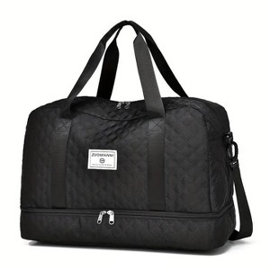 Travel bag, combined with large capacity space and bottom zipper compartment, adjustable shoulder strap or handheld, essential for travel - 1 of 3