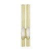 Livex Lighting Acra 2 - Light Wall Light in  Satin Brass - 4 of 4