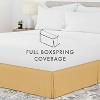 Premium Pleated Dust Ruffle Bed Skirt - Easy Fit - Becky Cameron - 2 of 4