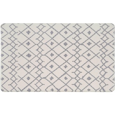 World Rug Gallery Modern Boho Trellis Anti Fatigue Standing Mat