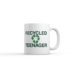 Crazy Dog T-Shirts Recycled Teenager Mug Funny Sarcastic Graphic Novelty Coffee Cup-11oz - 1 of 4