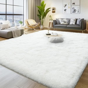 LOVEVOOK Area Rugs for Living Room Bedroom, Soft Fluffy Rug Home Decor Aesthetic - 1 of 4