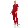 Medichic Women's Medical Scrubs Set- V-Neck with Flare Pant - 2 of 4