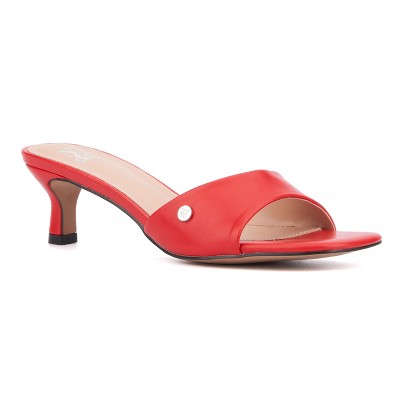 New York & Company Women's Gaia Kitten Heel Sandal