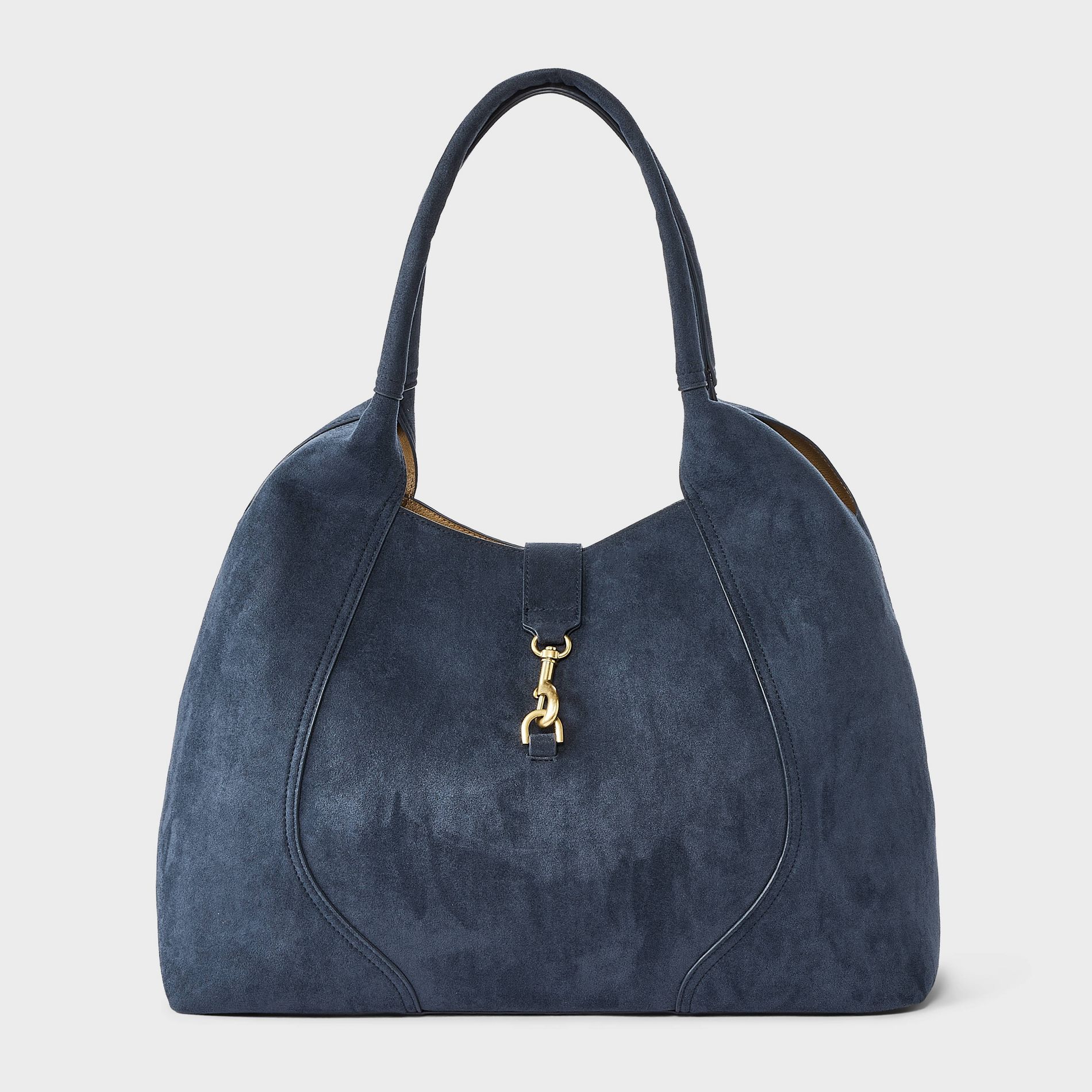 Faux Suede Shoulder Tote Bag - A New Day™