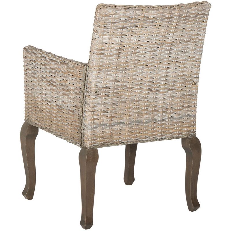 Armando 18''H Wicker Dining Chair (Set of 2)  - Safavieh, 4 of 7