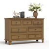 Dresser for Bedroom, 7 Drawer Dresser, Wooden Chest of Drawers with Deep Drawers, 47" Long Dressers TV Stand, Modern Dressers Organizer - 4 of 4