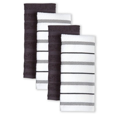 Bright Stripes Waffle Dish Towel Set