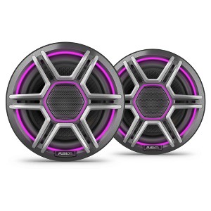 Garmin Fusion Apollo AP-FL65SPG 6.5" LED Marine Speakers Sport Grills, Gray, Pair - 1 of 4