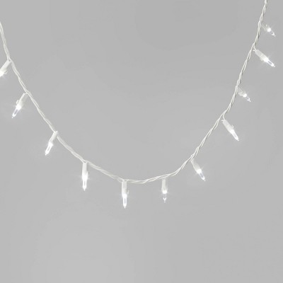 100ct LED Smooth Mini Christmas String Lights Warm White with White Wire - Wondershop&#8482;