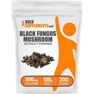 BulkSupplements Black Fungus Mushroom Extract Powder - 1 of 4