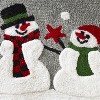 Woodland Winter Rug - SKL Home: Cotton & Polyester, Snowman Pattern, Machine Washable Bath Mat - 2 of 4